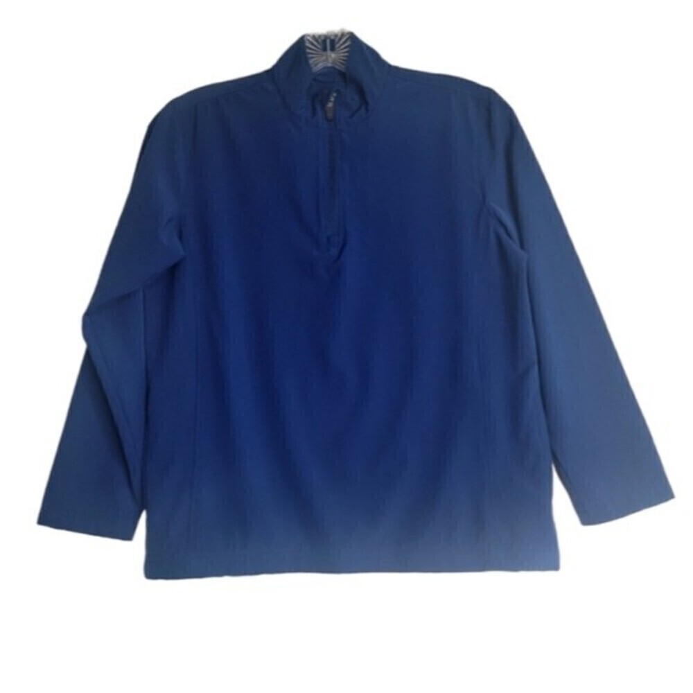 Slazenger Golf Women's Blue Sweatshirt Half-zip Sport Wear Running  Midium EUC